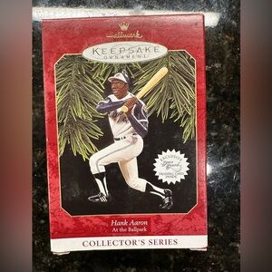 Hallmark Hank Aaron Ornament w/Box 1997